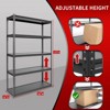 Atlas Shelving 5-Tier 36"x18"x72" 4000lbs Steel Boltless Shelving with Laminate Deck Hammertone: Adjustable Rust-Resistant Storage Racks - 3 of 4