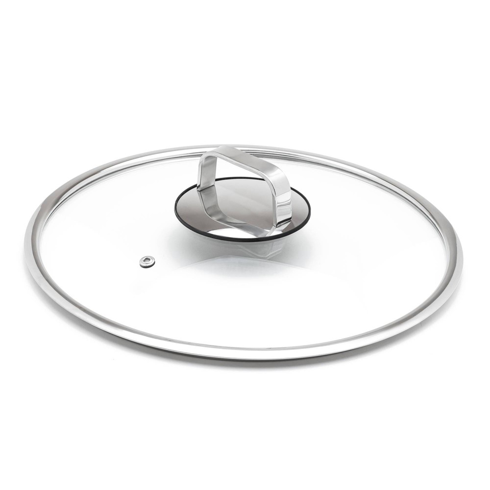 Photos - Cookware Lid Livwell Brands Diamond Clad 14" Tempered Glass Lid with Silicone Rim and C