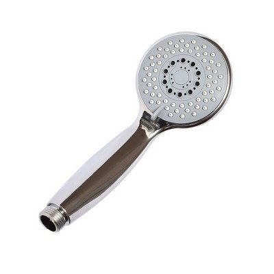 Evideco French Home Goods Small 3-Spray Multi-Function Universal Handheld Shower Head Chrome