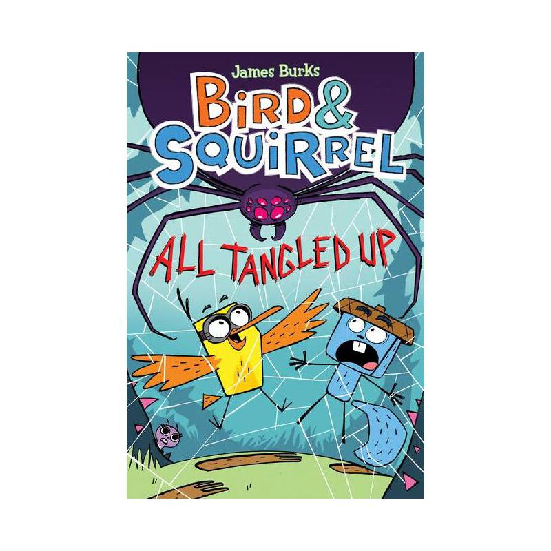 Bird & Squirrel All Tangled Up: A Graphic Novel (Bird & Squirrel #5) - by  James Burks (Paperback), 1 of 2