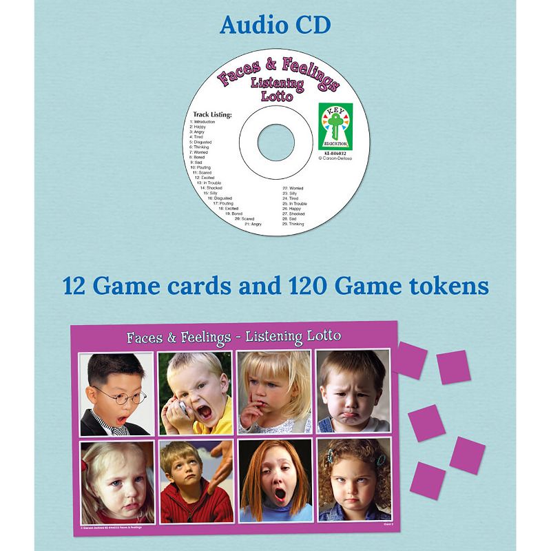 Key Education Publishing Listening Lotto: Alphabet Names & Sounds Board Game, Grade PK-1, 3 of 4