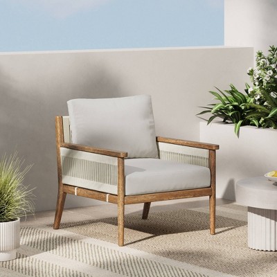 Nathan James Bohemian Outdoor Patio, Armchair Gray : Target