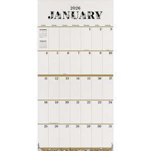 TF Publishing 13.5"x14.5" 2026 Big Grid-Floral Wall Calendar - 1 of 4