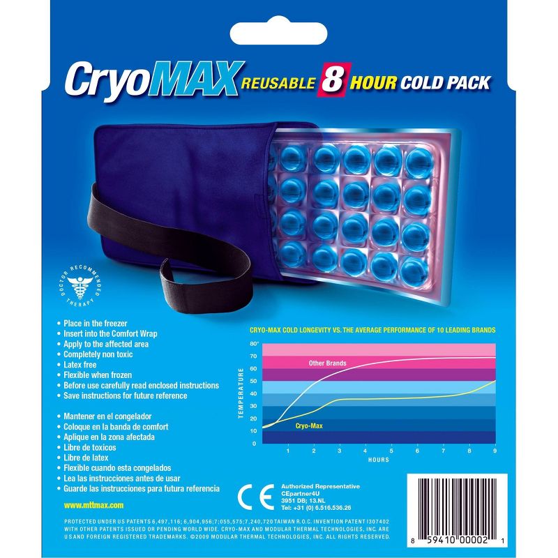 Cryo-MAX 8 Hour Reusable Cold Therapy Ice Pack - Medium - 6&#34; x 12&#34;, 5 of 8