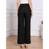 INSPIRE CHIC Women's Casual Work High Waisted Wide Leg Dressy Pants - 3 of 4