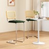 FURNIinspire Dining Chair, Counter Height Bar Stools Set of 2, Bar Stools without Arms for Kitchen Islands, Green, 18.9"*17.7"*42.5" - 4 of 4