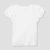 Women's Ribbed Puff Short Sleeve Blouse - A New Day™ - 4 of 4