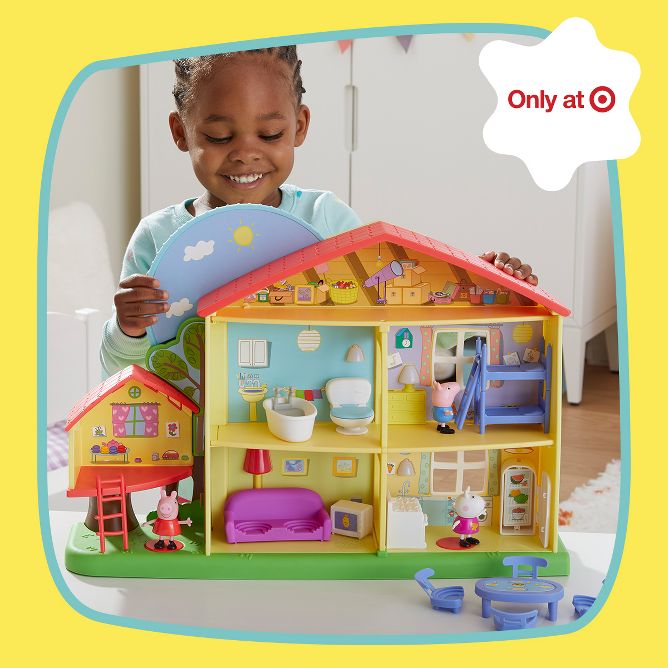 Peppa pig store dollhouse target