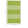 Colonial Mills Newport Textured Stripe Braided Rug, Greens 5'x8', Rectangle Shape - 2 of 4
