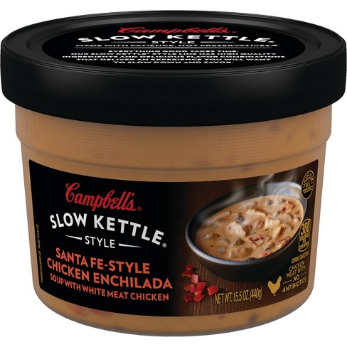 Campbell S Slow Kettle Style Santa Fe Style Chicken Enchilada Soup Microwaveable Bowl 15 5oz Target