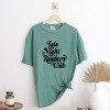 Late Night Readers Club Distressed - Women's Garment Dyed Graphic T-Shirt - 2 of 4
