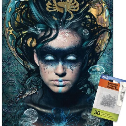 clear push pins bundle