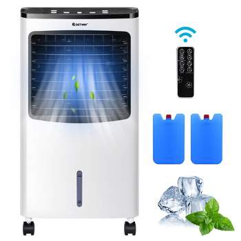 Costway Portable  Cooler Fan Filter Humidify Anion W/ Remote Control