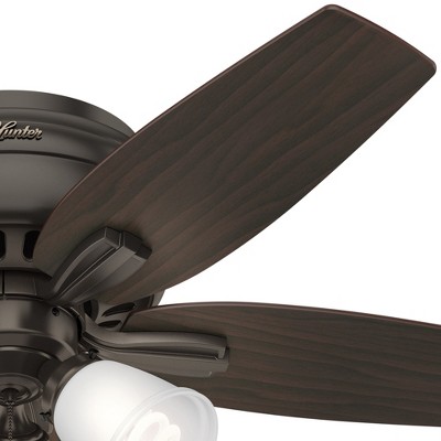 42" Premier Bronze Low Profile Ceiling Fan with LED Light Kit