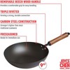 Joyce Chen Classic Series Carbon Steel Preseasoned Stir Fry Pan - 3 of 4