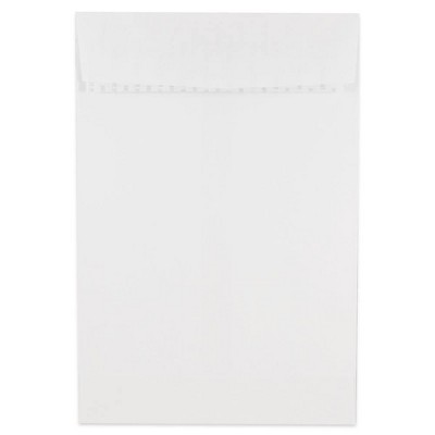 JAM Paper 6 x 9 Open End Catalog Envelopes with Peel and Seal Closure White 356828777A