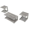 NicBex Rectangle/Square Solid Wood Coffee Table with Storage Unique Center Table for Apartment Living Room - 4 of 4