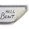 Stupell Industries Hello Beautiful Greeting Printed Plush Bath Mat And Bath Rug, Design By Lettered And Lined, 18"X30" - 2 of 4