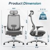 ATLAS Ergonomic Mesh Back Office Chair with Slide Seat - 4 of 4