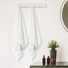Unique Bargains Cotton Absorbent Quick Dry Lightweight Bath Towels for Bathroom 2 Packs - 4 of 4