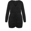 Women's Plus Size Sassy Sue Dress - black | CITY CHIC - 4 of 4