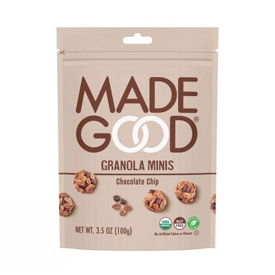 MadeGood Chocolate Chip Granola Minis - 3.5oz