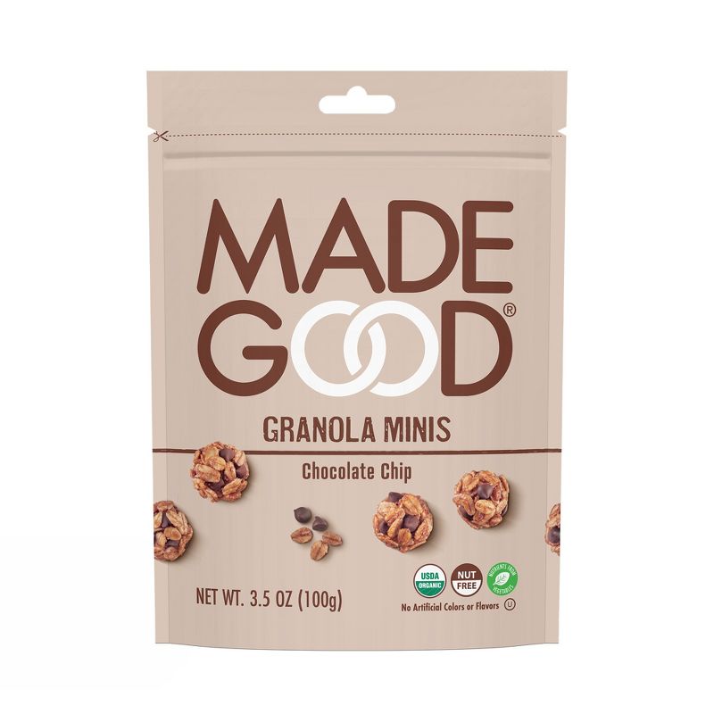 MadeGood Chocolate Chip Granola Minis - 3.5oz, 1 of 6
