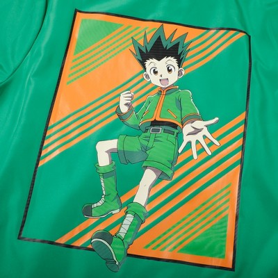 Hunter x Hunter Gon Freecss Long Sleeve Green Colorblock Hooded Anorak-XL — фото 5