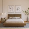 Nexera Queen Napa Platform Bed with Headboard Brown Oak - 4 of 4