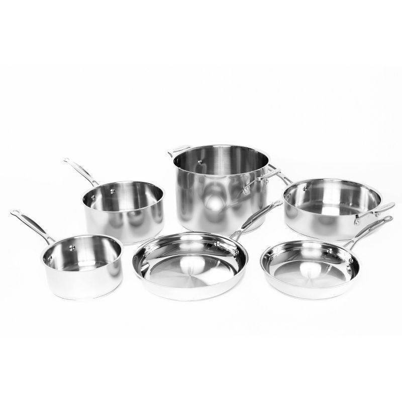 Cuisinart Chef&#39;s Classic 10pc Stainless Steel Cookware Set - 77-10, 4 of 6