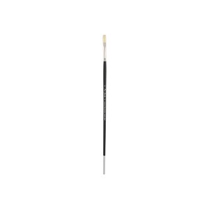 Creative Mark Pro Stroke Premium White Chungking Hog Bristle Artist Paint Brush - Flat - Natural Bristle Brush w/ Great Control Suitable for Oils, - 1 of 4