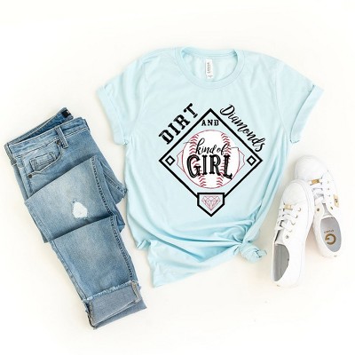 Simply Sage Market Women's Dirt and Diamonds Kinda Girl Short Sleeve Graphic Tee