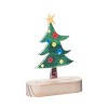 Transpac Acrylic 7.87 in. Multicolor Christmas Tree Shaped Table Sign - 3 of 4