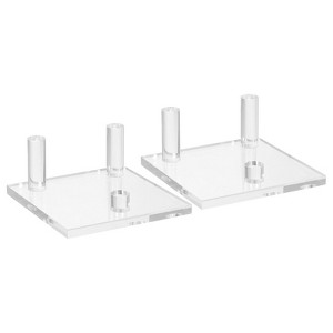Unique Bargains Acrylic Elegant Design Sturdy and Durable Versatile Display Easel - 1 of 4