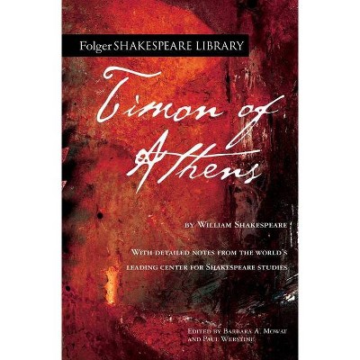 Timon of Athens - (Folger Shakespeare Library) Annotated by  William Shakespeare (Paperback)