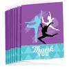 Big Dot of Happiness Must Dance to the Beat - Dance - Party Thank You Cards (8 Count) - 2 of 4