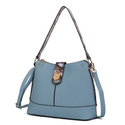 MKF Collection Ezra Snake Embossed Shoulder Trendy Bag by Mia K