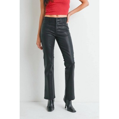 Women's Coated Slim Bootcut Jean - JUST BLACK DENIM
