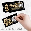 Big Dot of Happiness Disco New Year - Groovy NYE Party Game Scratch Off Dare Cards - 22 Count - 3 of 4