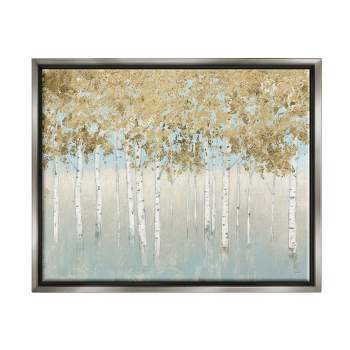 Stupell Industries Abstract Gold Tree Landscape Painting