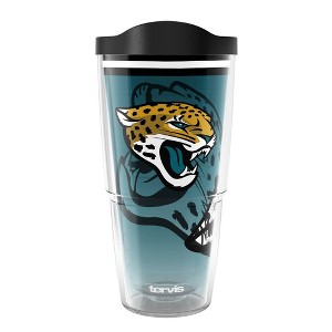 NFL Jacksonville Jaguars 24oz Forever Classic Tumbler: BPA-Free Plastic Drinkware - 1 of 3