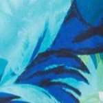 dark sapphire painterly floral