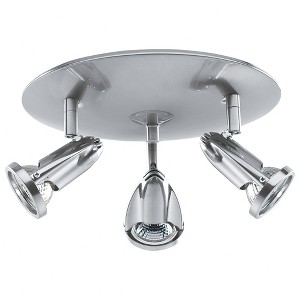 Access Lighting Cobra 3 - Light Flush Mount in  Brushed Steel - 1 of 1