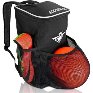 Generic Backpack with Ball Holder Compartment - For Boys & Girls | Bag Fits All Soccer Equipment - 1 of 4