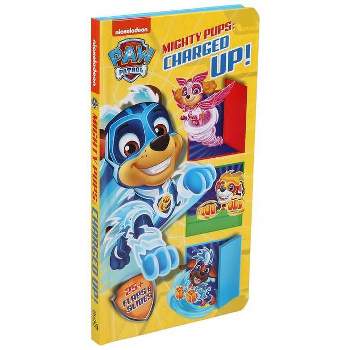 PAW Patrol Mighty Pups Charged Up Lift & Slide - by Maggie Fischer (Board Book)