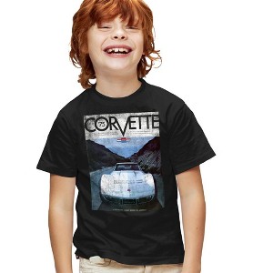 Boys' Short Sleeve Chevy Corvette 75 Poster T-Shirt - 1 of 4