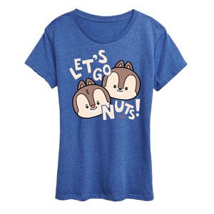 Women's - Disney - Let's Go Nuts Short Sleeve Graphic T-Shirt - 1 of 4