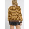 I am a Fashion Junky Umgee Abstract Print Crew Neck Sweater - 3 of 4