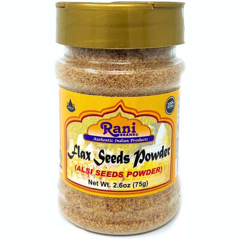 Flax Seeds Powder (Alsi, Linum usitatissimum) - 2.6oz (75g) - Rani Brand Authentic Indian Products, 1 of 6