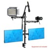 Mount-It! All in One Live Streaming Equipment | 5 Arm Streaming Desk Mount That Holds Dual Monitors, Cameras & Ring Light with Mic | YouTube Recording - 2 of 4